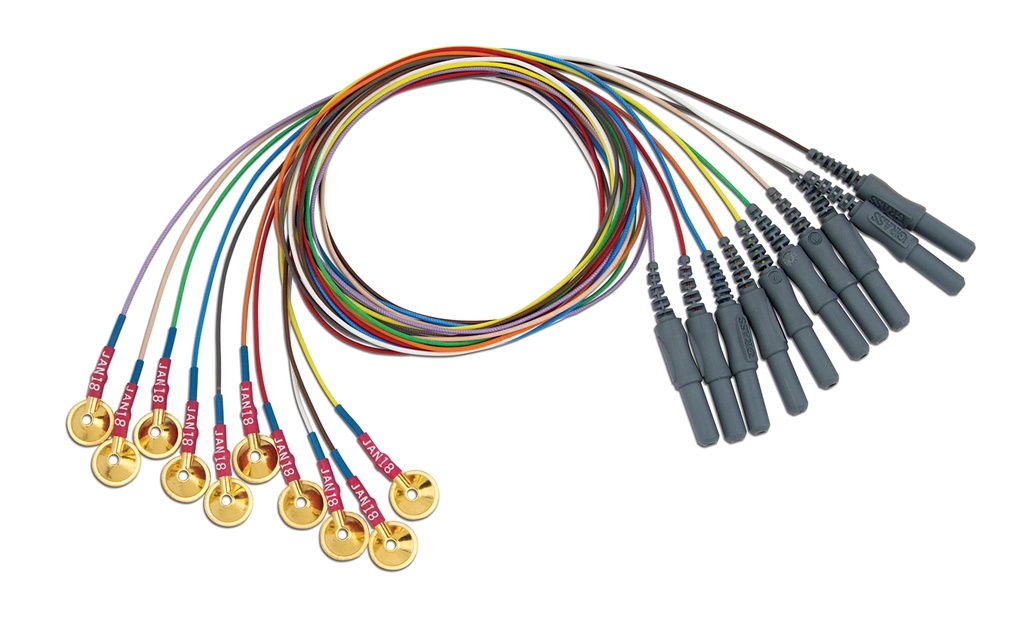 Genuine Grass Gold Electrodes 152cm Teflon TP