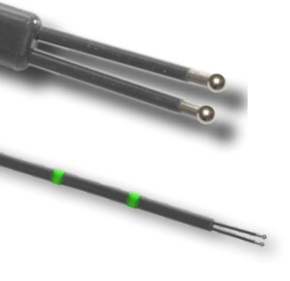 Sonda Estimulação LANGER | Bipolar Microfork Esférica 250cm TP