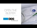 Opening the blister of the MICRODEEP
