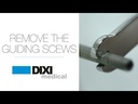 Remove the guiding screws
