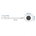 Surface Electrode 28x20mm 50cm TP