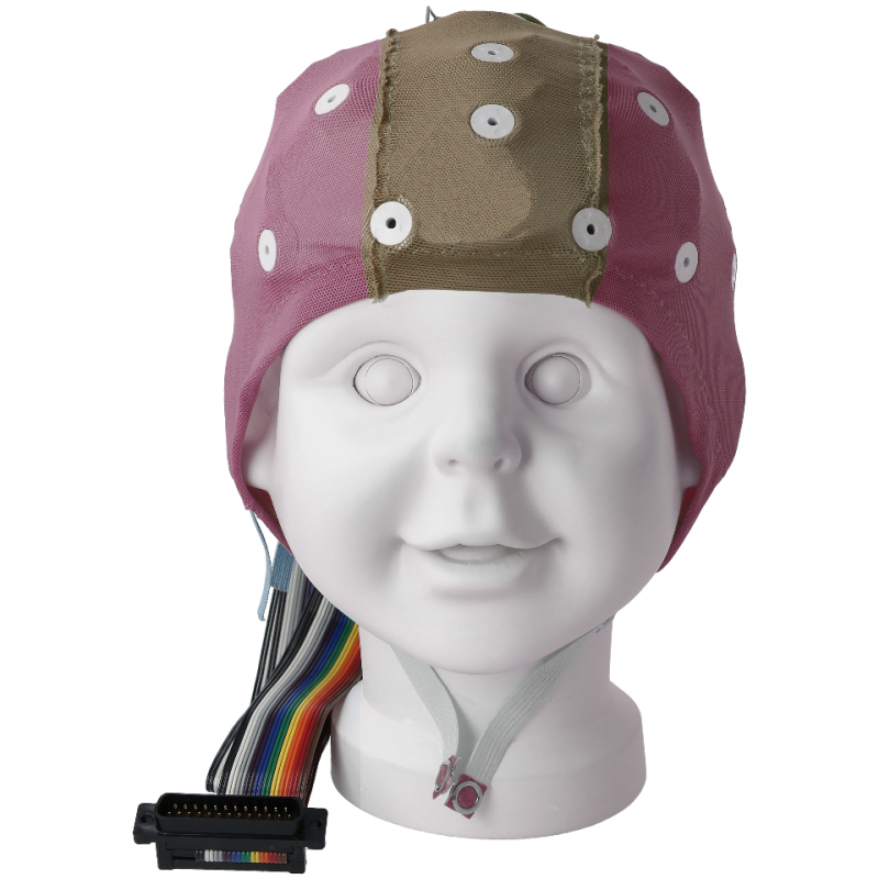 Touca Infa-Cap II 21 Elétrodos (34-38)cm Castanha/Rosa