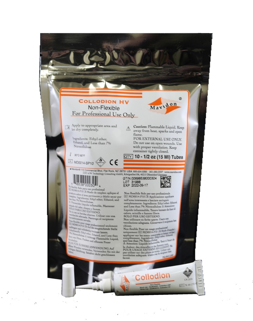 Colódio HV Bisnaga 15ml MAVIDON