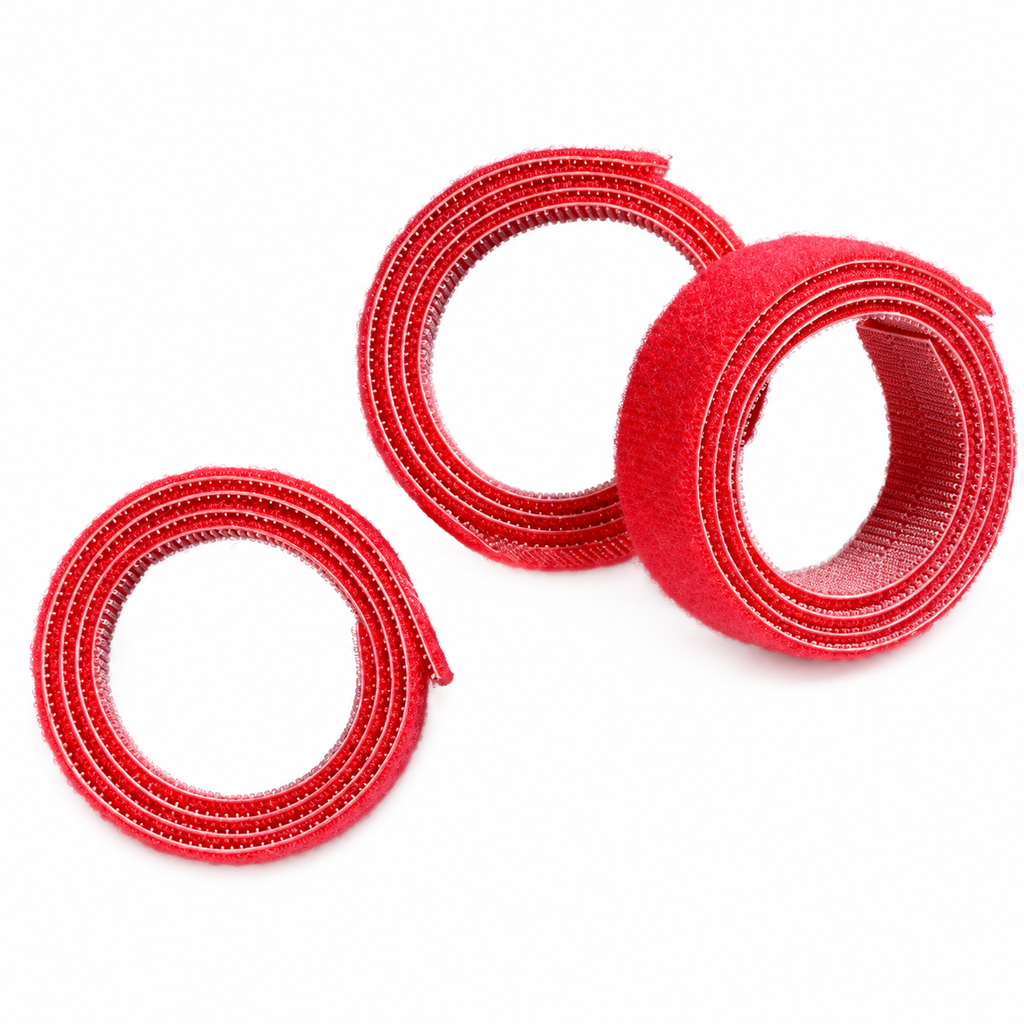 Faixa de Velcro vermelho