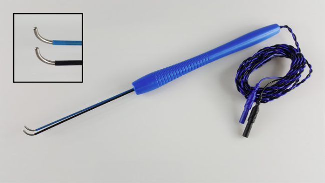 Sonda Estimulação FS 250cm TP - Bipolar Dupla Gancho 100°
