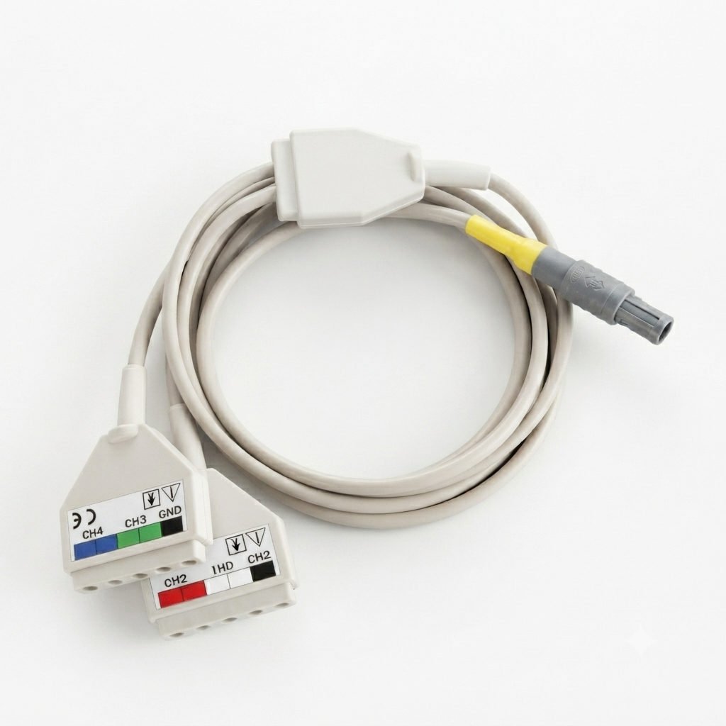 Cabo Adaptador Amarelo LANGER CH 1-4 para AVALANCHE® 150cm