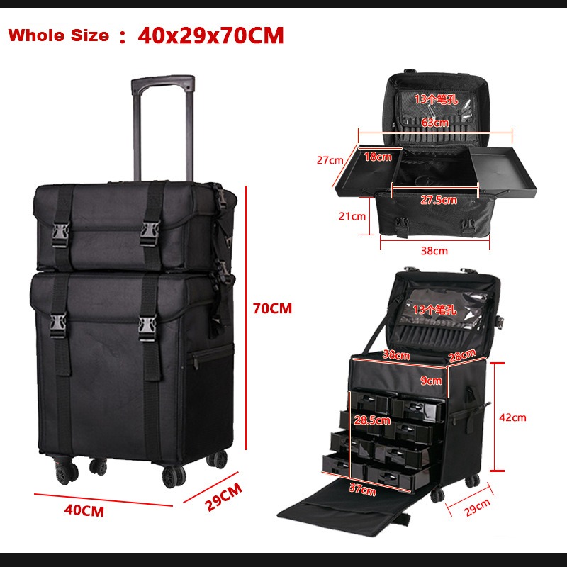 Trolley Rodado 6 Gavetas