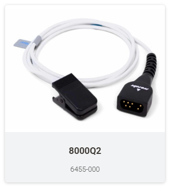 Sensor SpO2 8000Q2 Clip Adulto 100cm