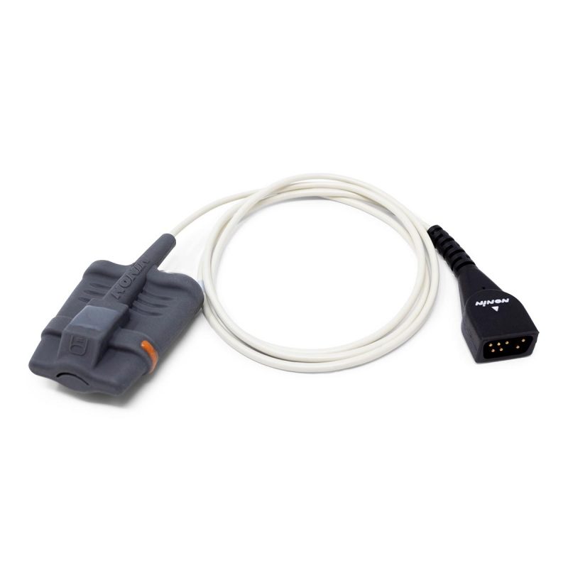 Sensor SpO2 Nonin 8000SL Silicone Adulto 300cm 