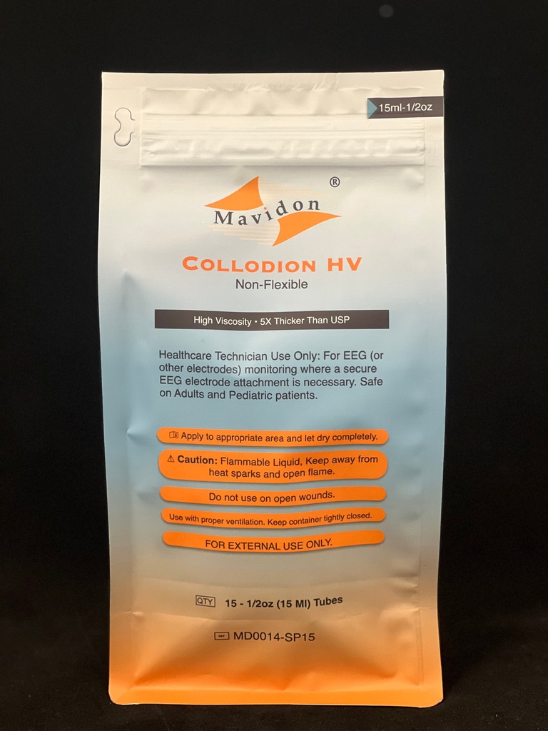 Adhesive Collodion Tubes 15ml MAVIDON 