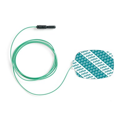 [C370-019-400500] Disposable Groud Electrode 40x50mm NATUS 100cm TP