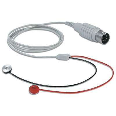[C350-9013S0402] Elétrodo Disco Bipolar Ø10mm Natus 100cm DIN-5