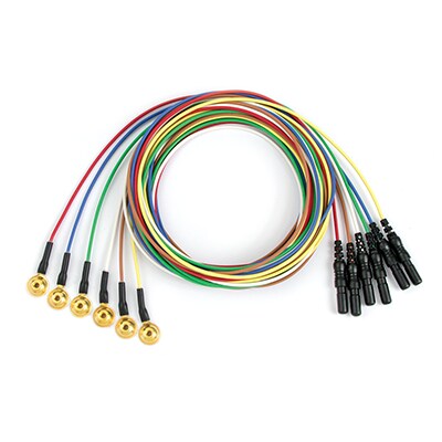 [C120-019-477600] Cup Electrode Gold Natus 150cm TP