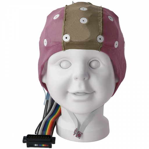 [C110-SPI1-2/3(20)1X] Infa-Cap II 21 Eletrodes (34-38)cm Brown/Pink