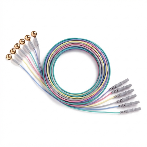 [C120-019-414400] Elétrodo Concha Ouro Natus 100cm TP