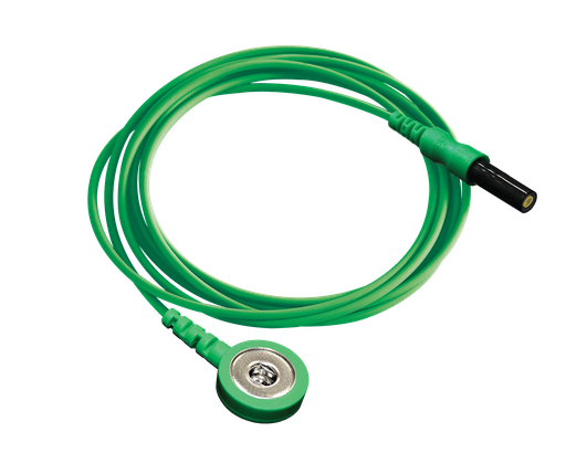[C490-LEAD0626331] Ground SNAP Lead SPES 60cm Green TP