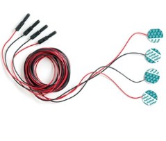 [C360-019-41500] Surface Electrode Ø20mm 2x2 Natus 150cm TP 