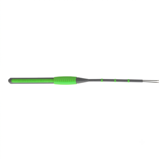 [C430-40-1308] Sonda Estimulação LANGER | Bipolar Microfork Esférica 250cm TP